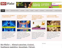 Tablet Screenshot of bio-plafar.info